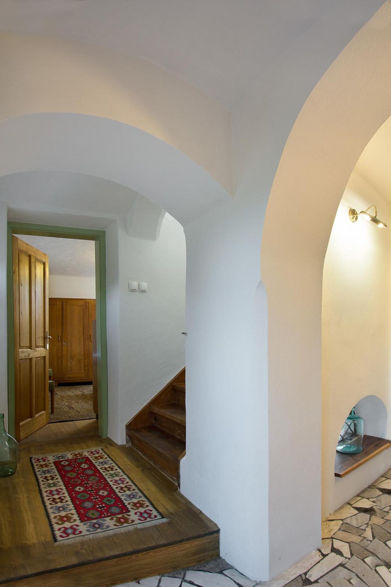 House, Garden And A Green Cat بليد المظهر الخارجي الصورة